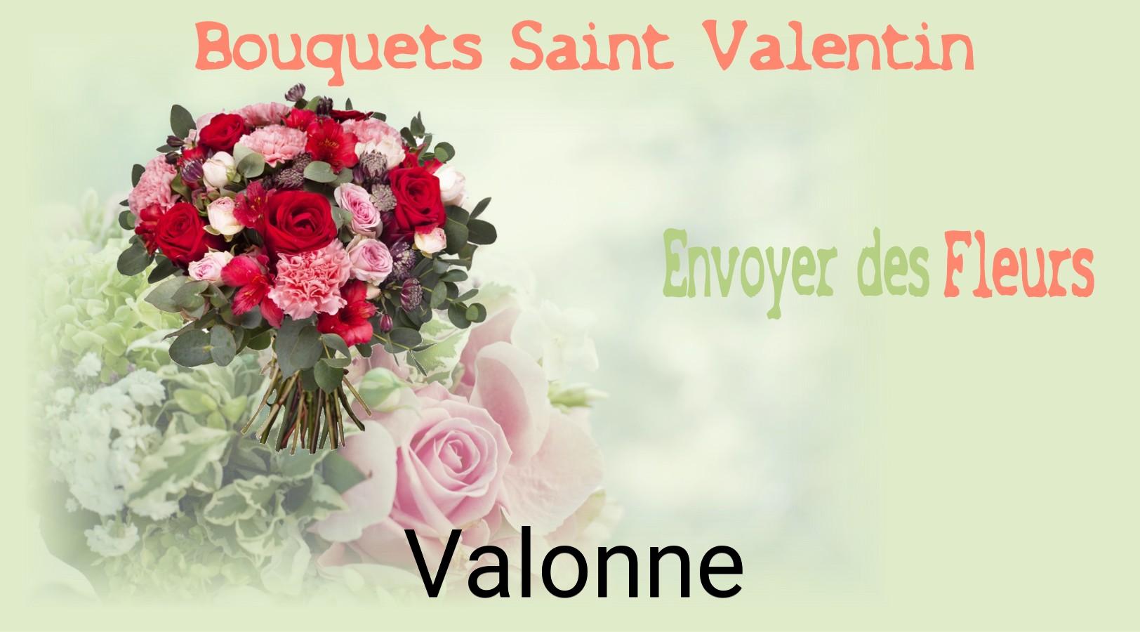 Roses de Saint-Valentin livrées à Valonne